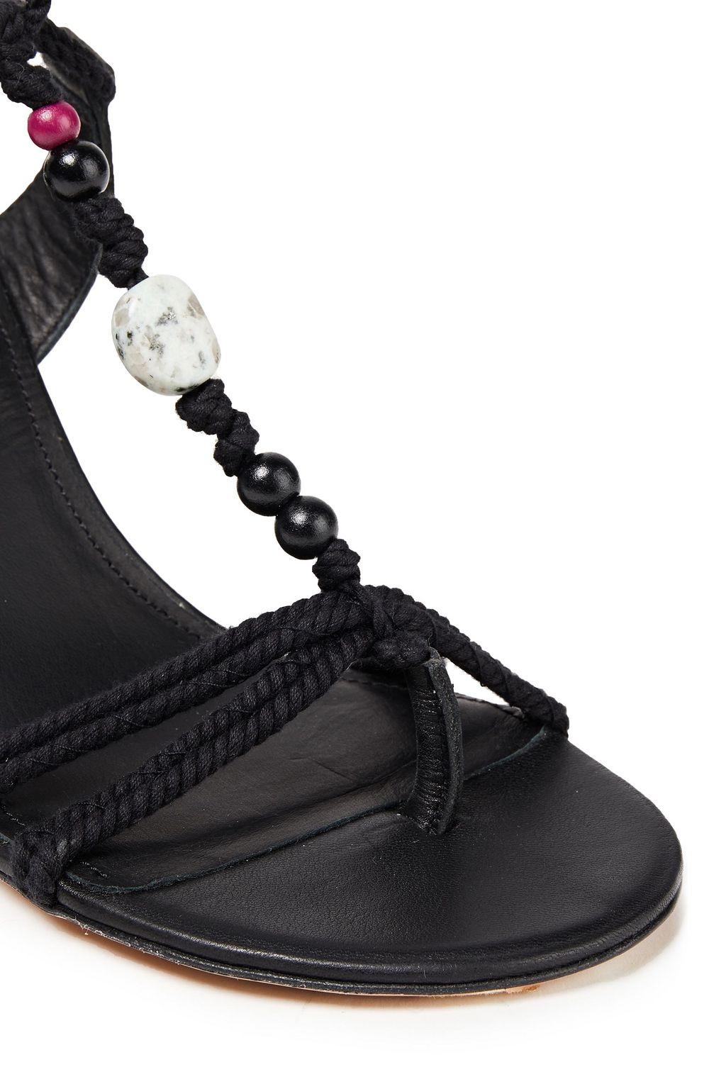 ISABEL MARANT Embellished leather sandals