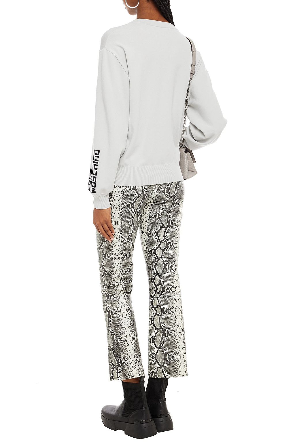 LOVE MOSCHINO Jacquard-knit sweater
