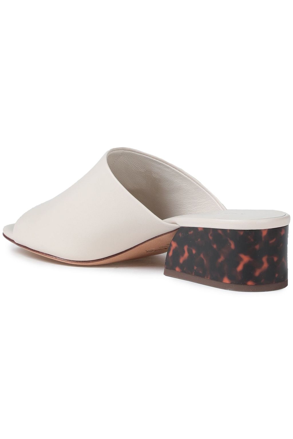 VINCE. Leather mules