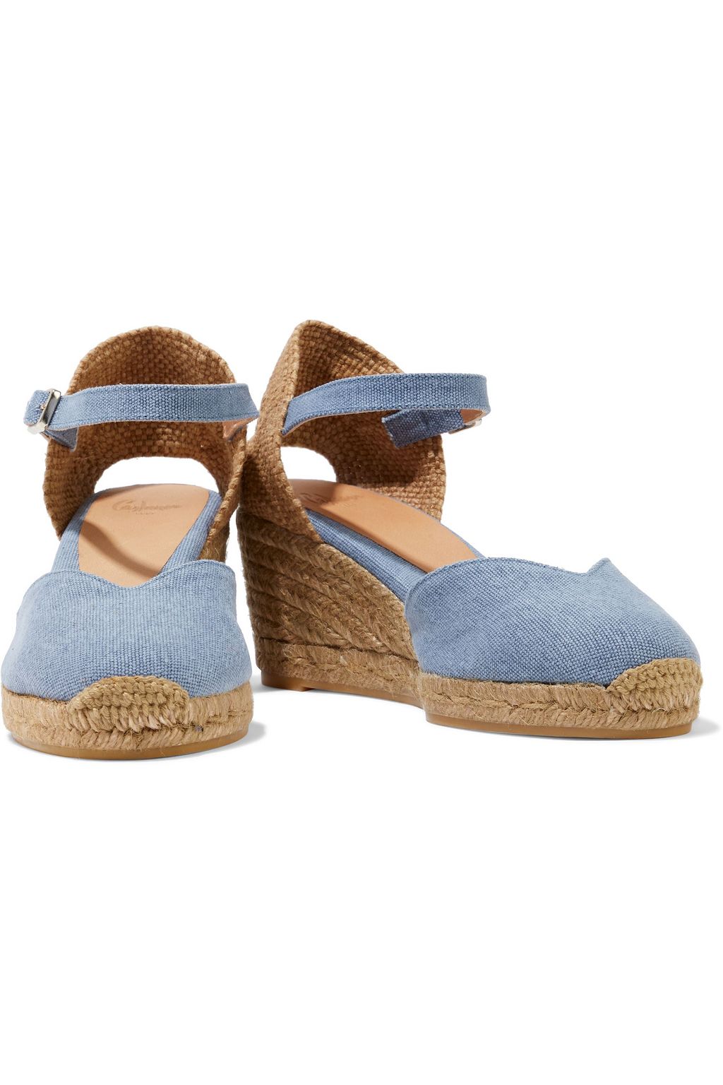 CASTAÑER Chiarita 60 canvas wedge espadrilles