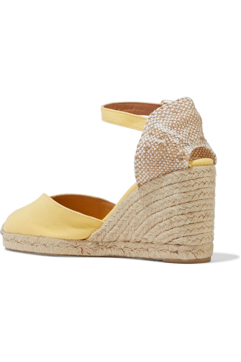 CASTAÑER Chiarita 80 canvas wedge espadrilles
