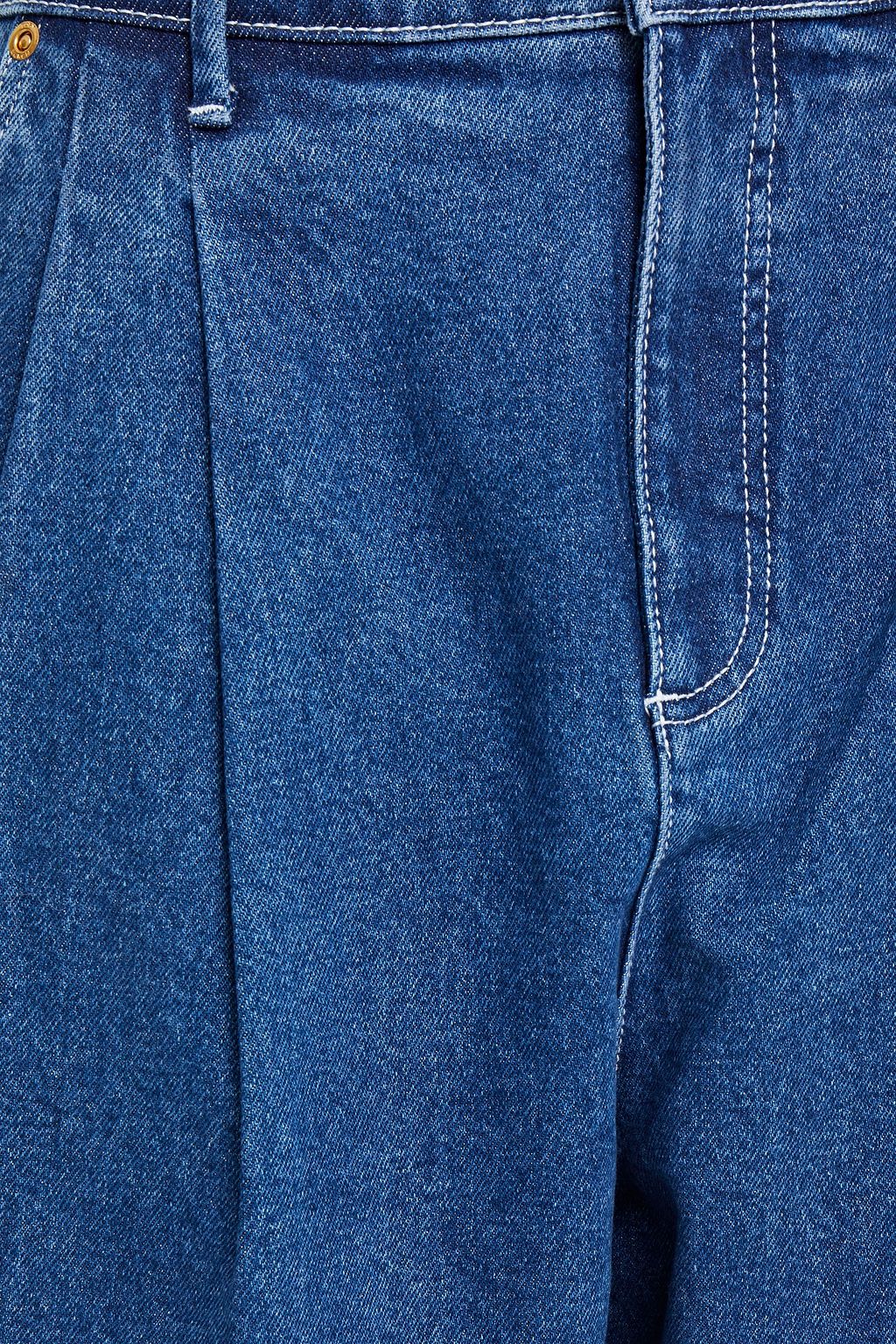 TORY BURCH Pleated boyfriend jeans