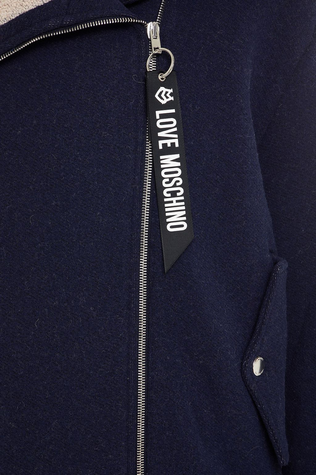 LOVE MOSCHINO French terry jacket