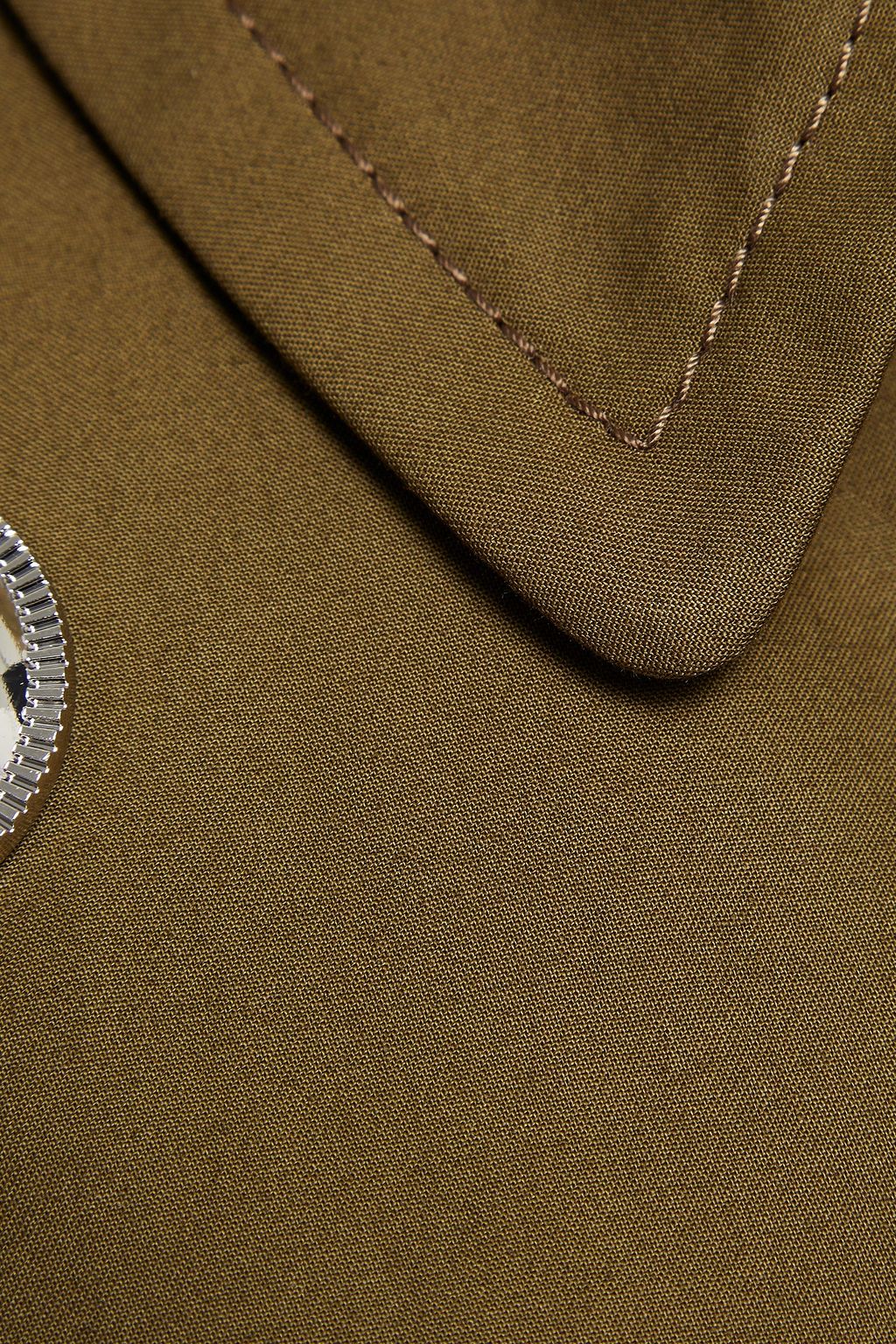 LOVE MOSCHINO Button-embellished cotton-gabardine jacket