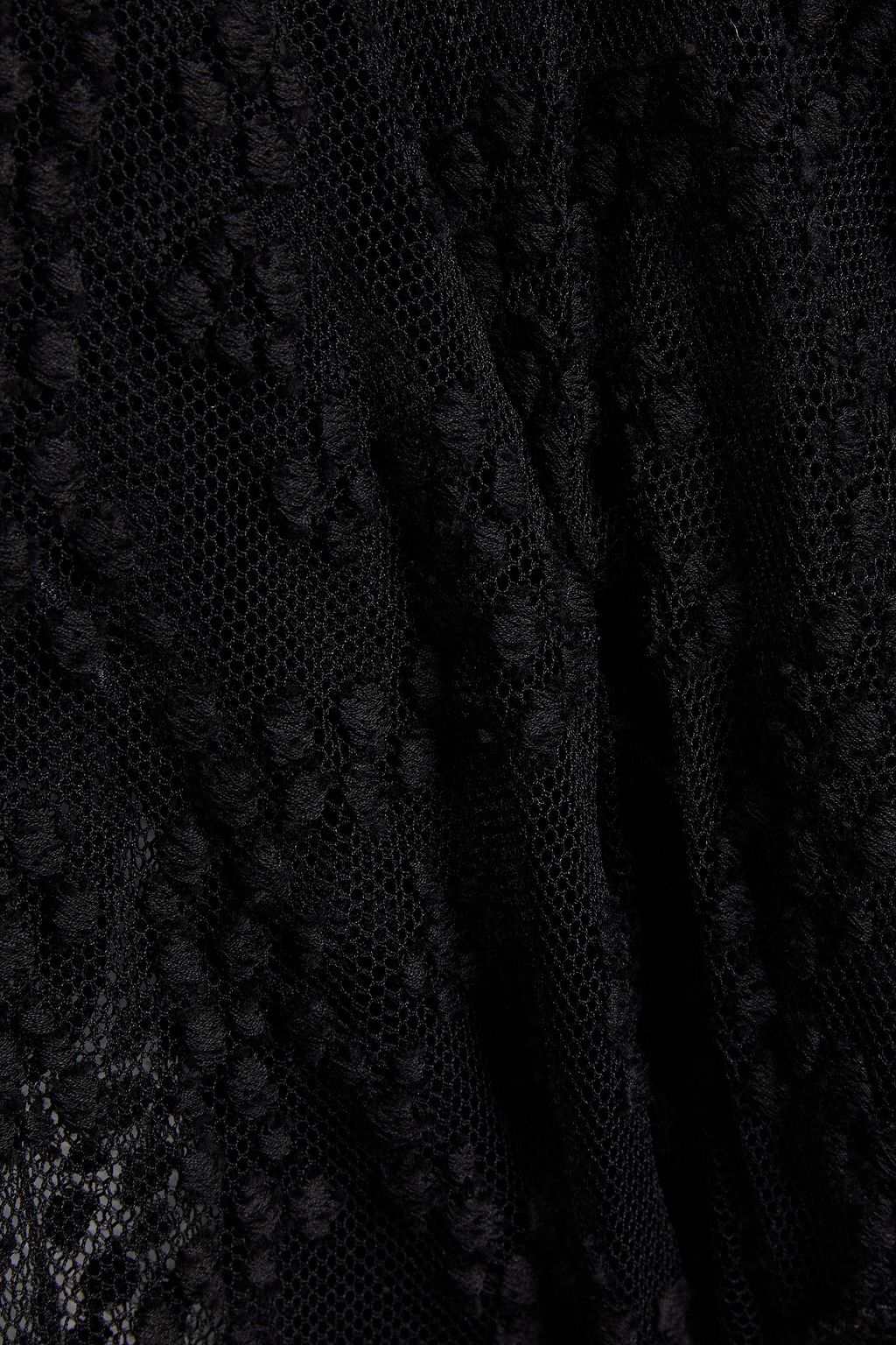 PHILOSOPHY DI LORENZO SERAFINI Layered embroidered cotton-blend tulle blouse