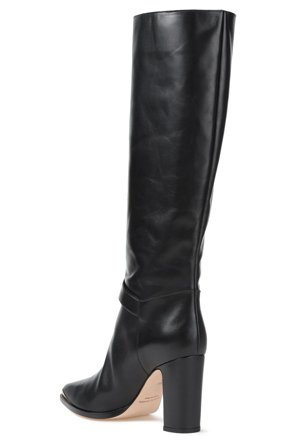 ALBERTA FERRETTI Buckle-embellished leather boots
