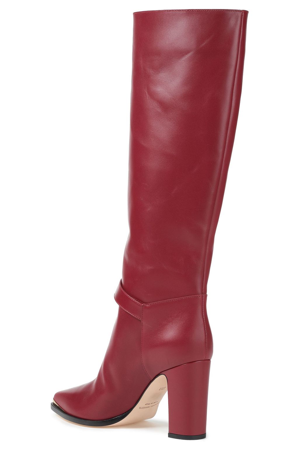 ALBERTA FERRETTI Buckle-embellished leather boots