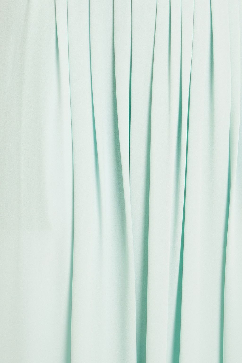 PHILOSOPHY DI LORENZO SERAFINI Satin-trimmed pleated crepe maxi skirt