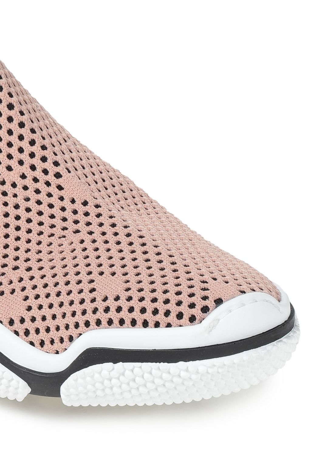 RED(V) Mesh high-top sneakers