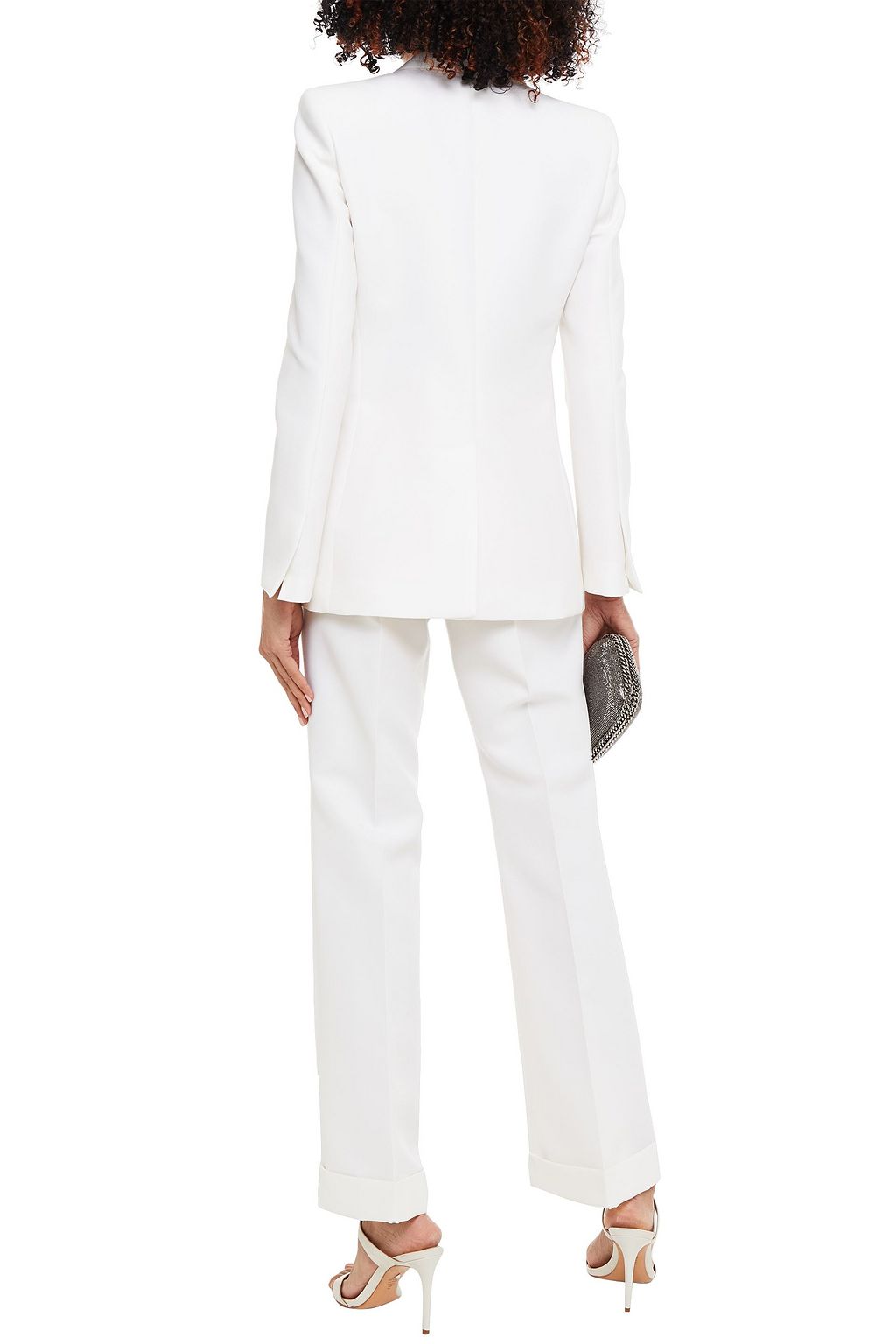 PHILOSOPHY DI LORENZO SERAFINI Wool-blend crepe straight-leg pants