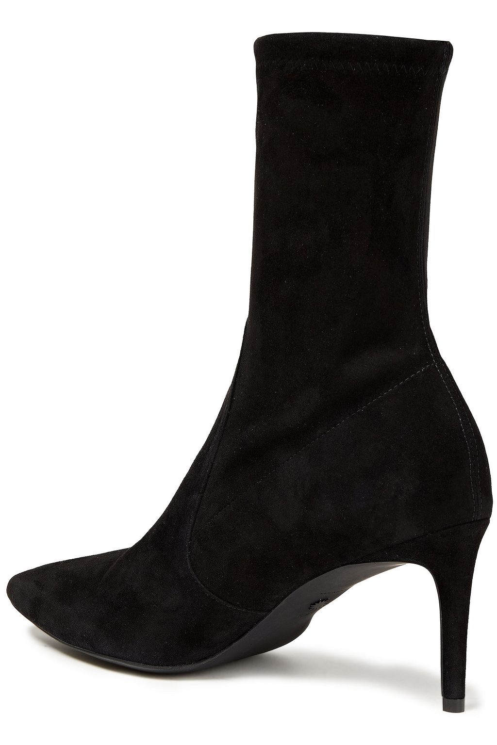STUART WEITZMAN Wren stretch-suede sock boots