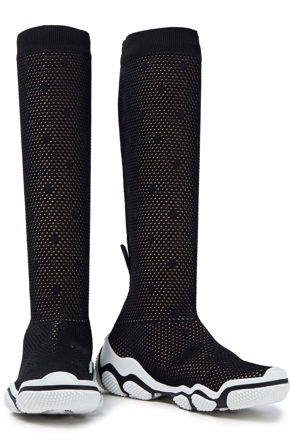RED(V) Glam Run stretch-knit boots