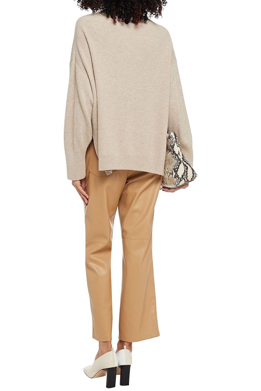 NANUSHKA Ribbed-knit turtleneck sweater