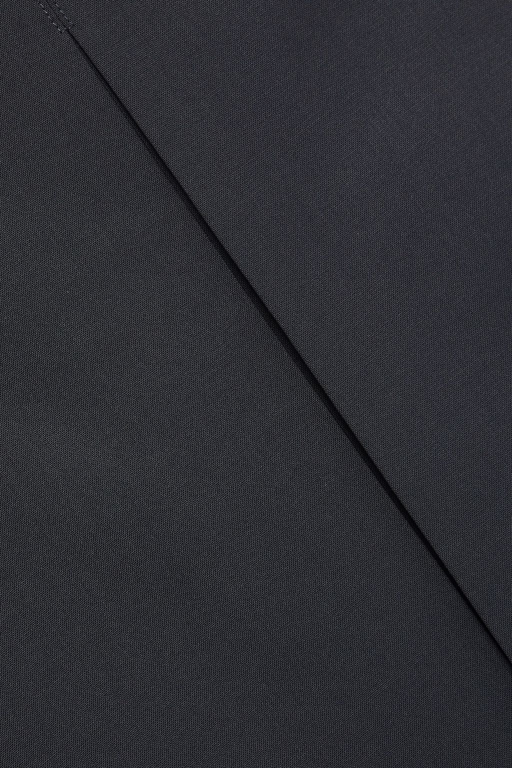THEORY Pleated stretch-wool skirt