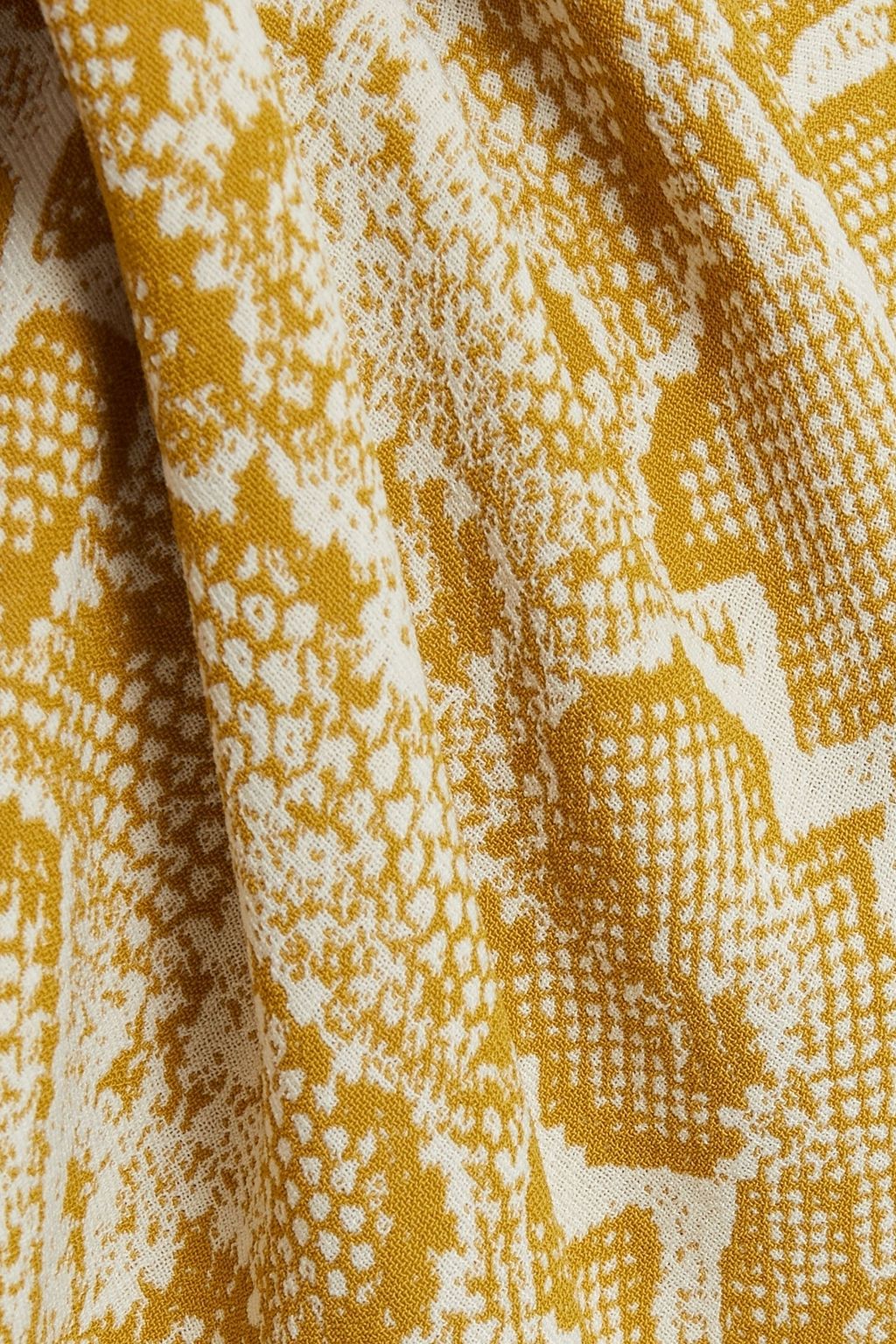 NANUSHKA Balbino snake-jacquard top