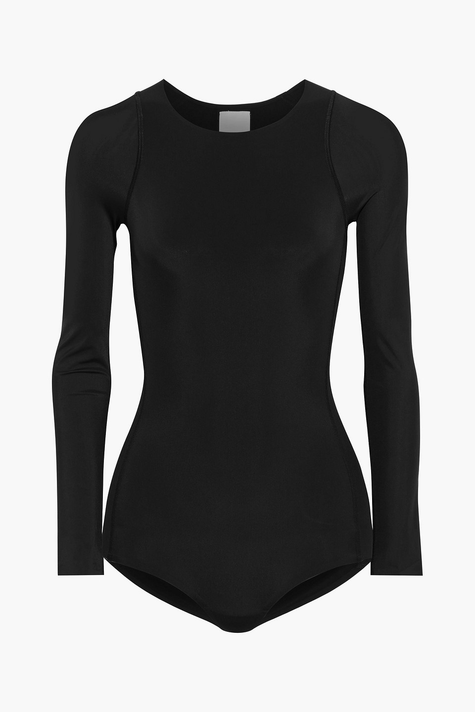 reebok x victoria beckham - appliquéd stretch bodysuit - black - s