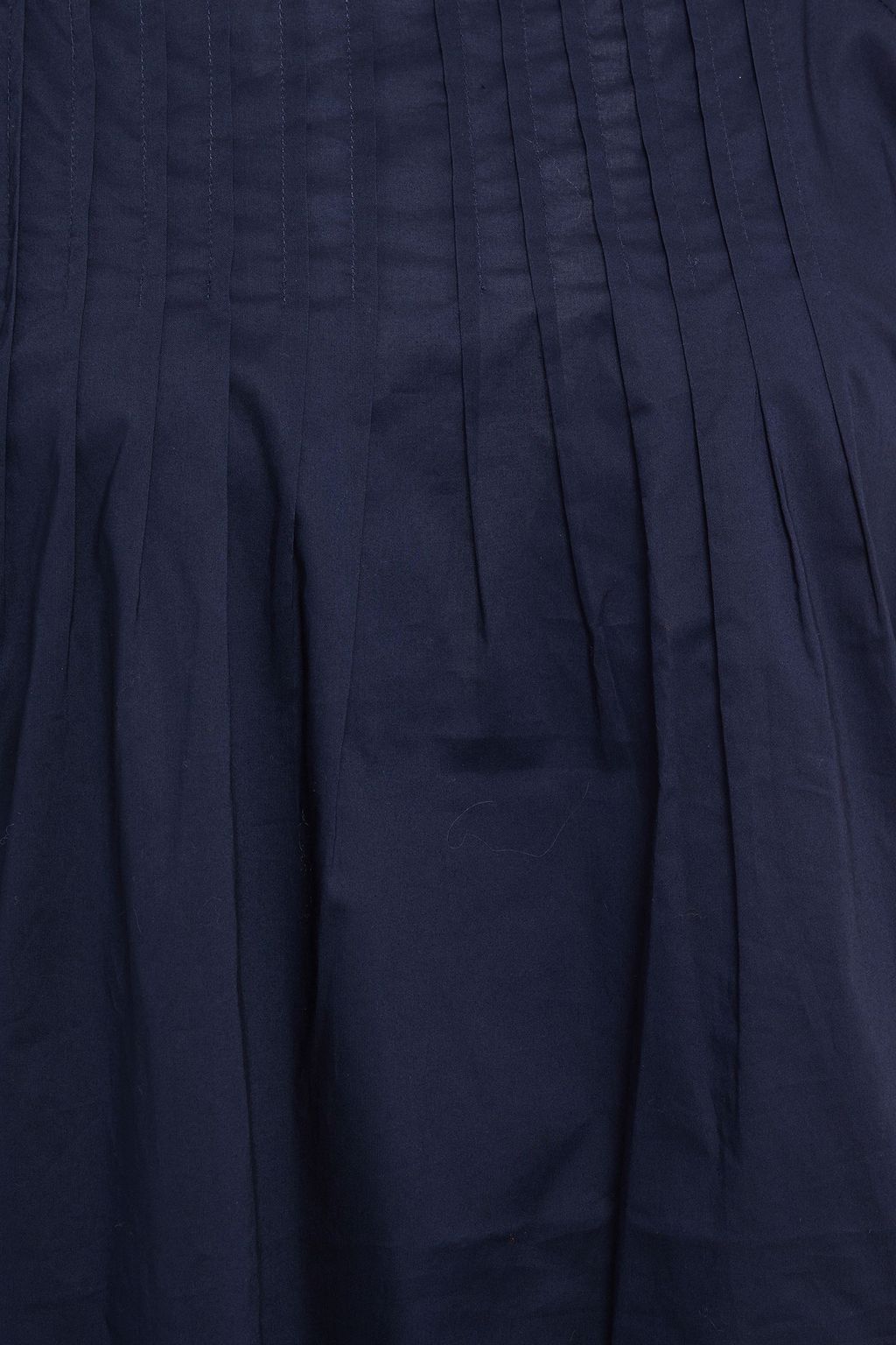 RODEBJER Lamara pleated cotton-poplin blouse