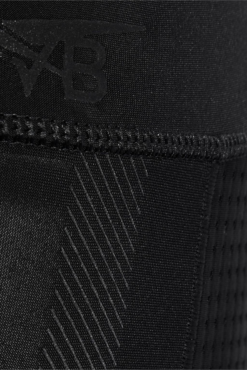 REEBOK X VICTORIA BECKHAM Mesh-paneled stretch leggings