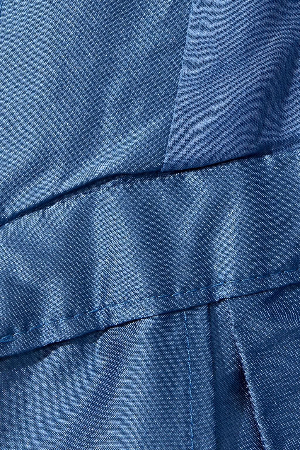 WEEKEND MAX MARA Ricamo pleated silk-taffeta midi wrap dress