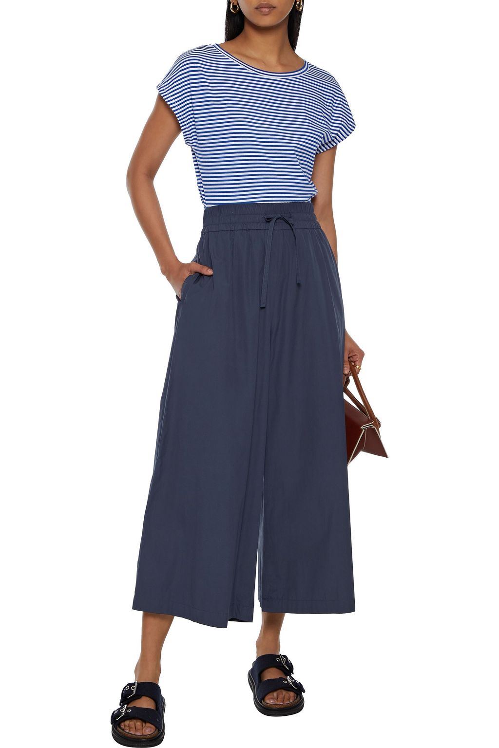 WEEKEND MAX MARA Durante cotton-poplin culottes