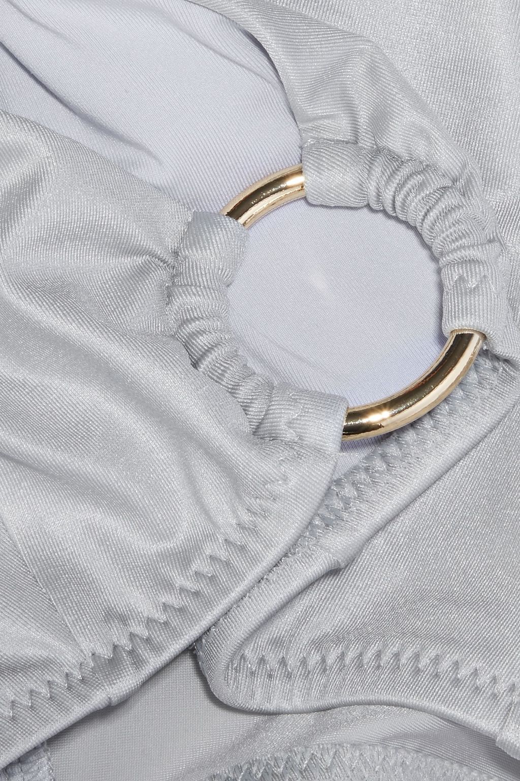 MYLA Beachy Road ring-embellished metallic bikini top