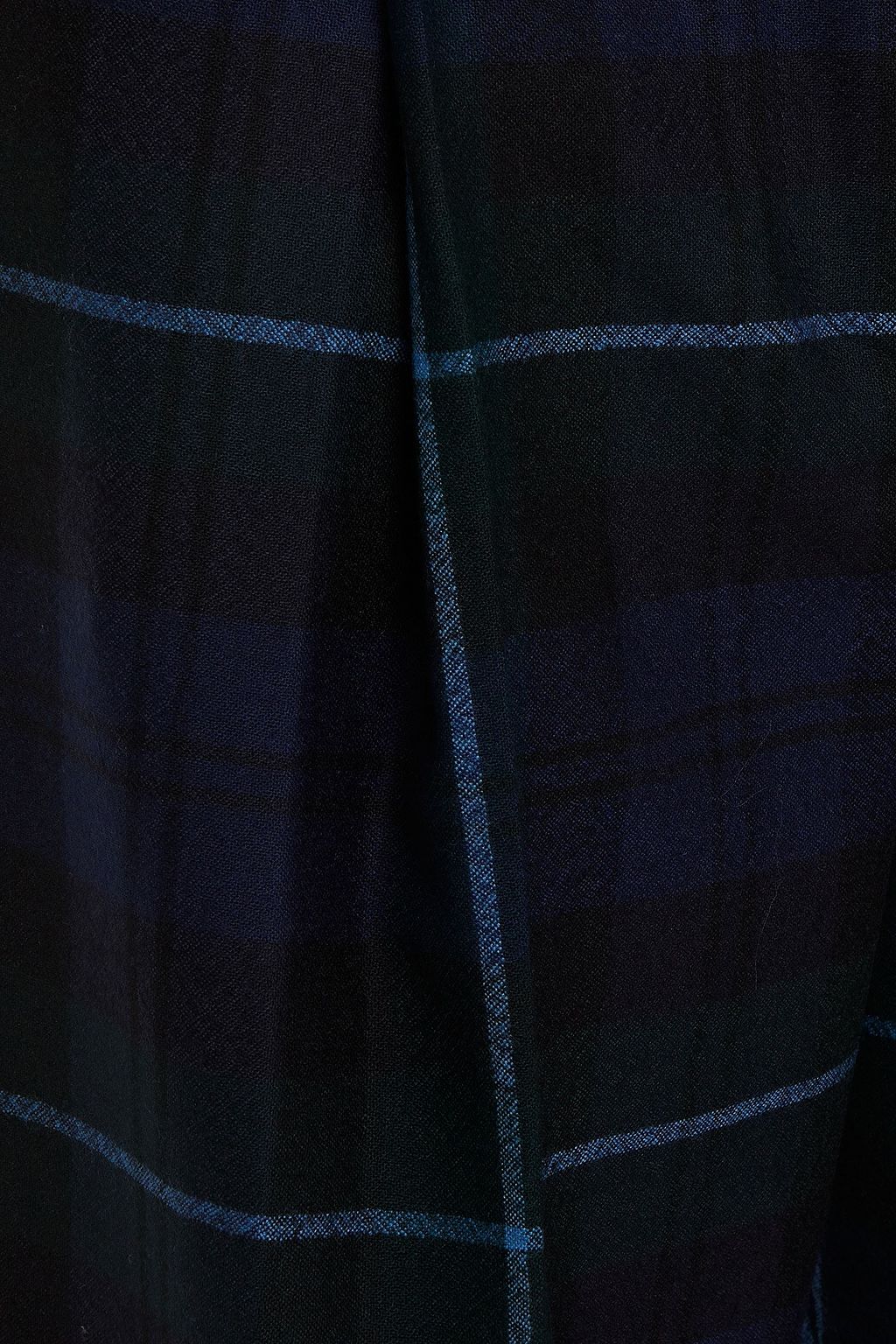 PAUL SMITH Pleated checked wool-flannel wide-leg pants