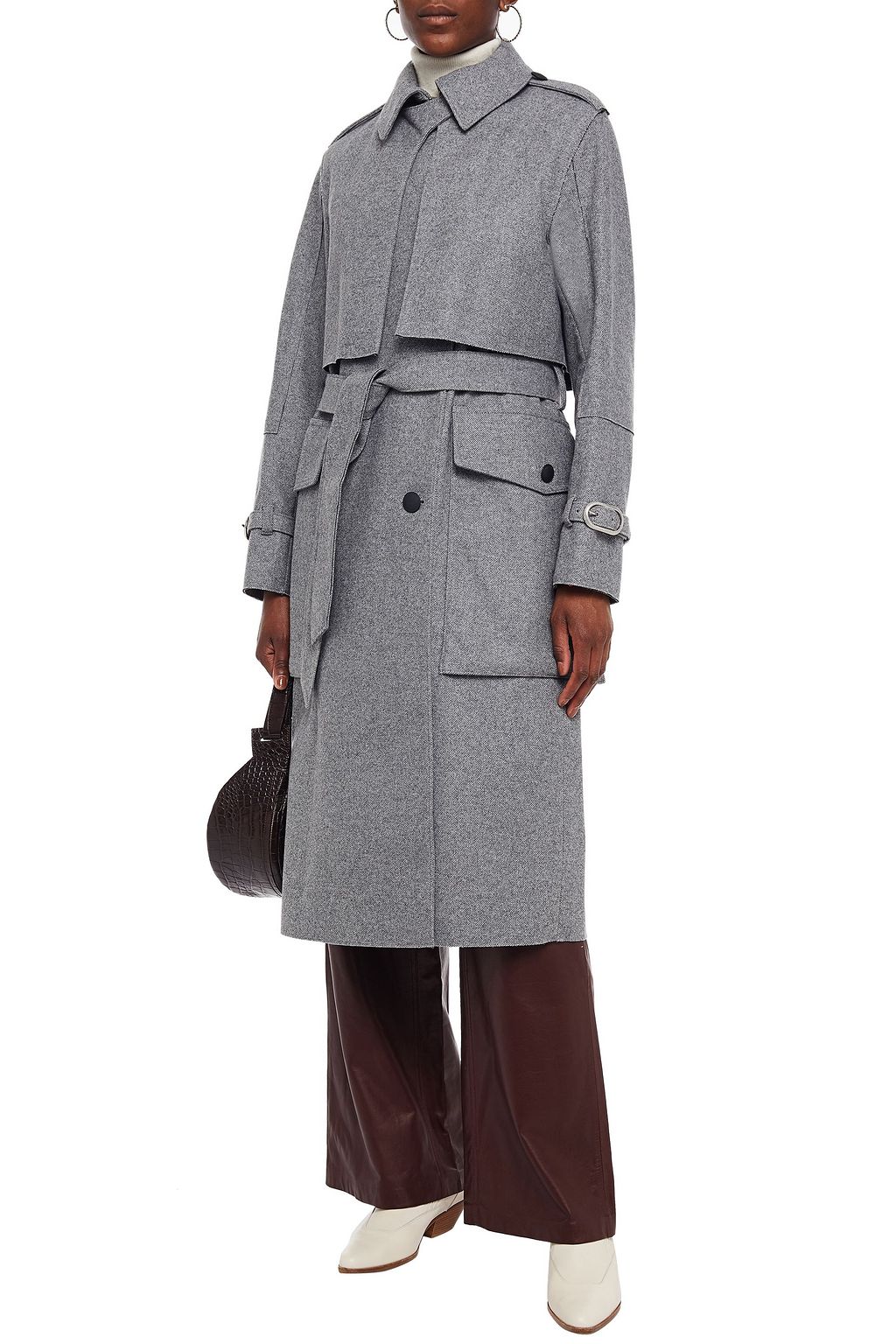 RAG & BONE Jonah mélange twill trench coat