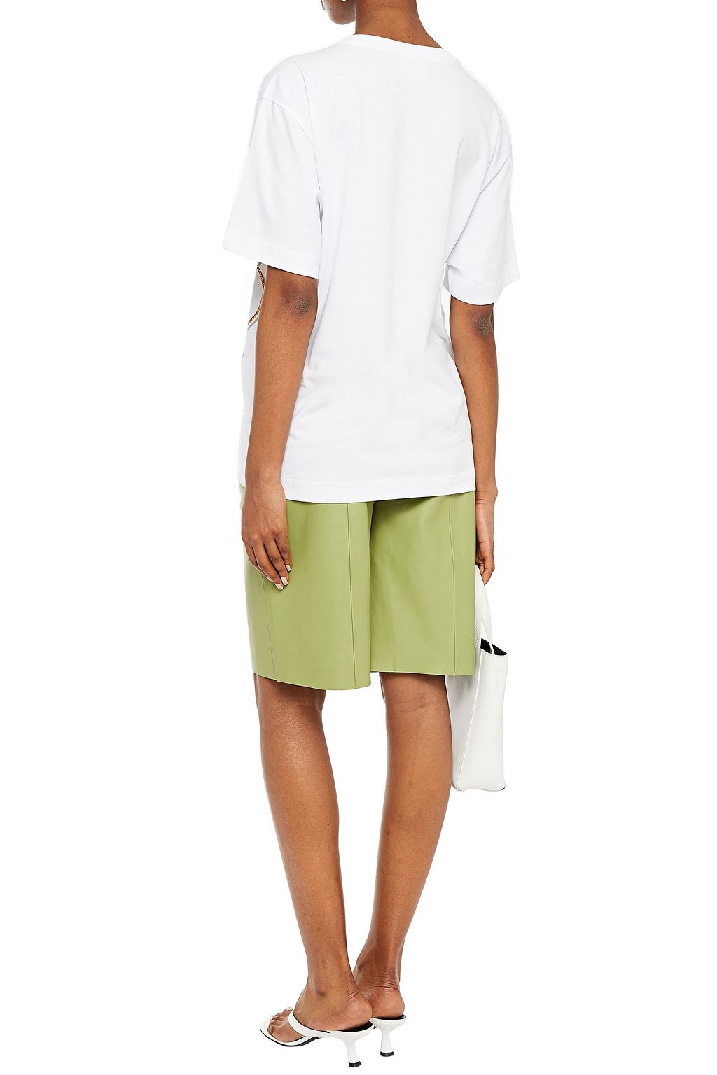 BOUTIQUE MOSCHINO Oversized printed cotton-jersey T-shirt