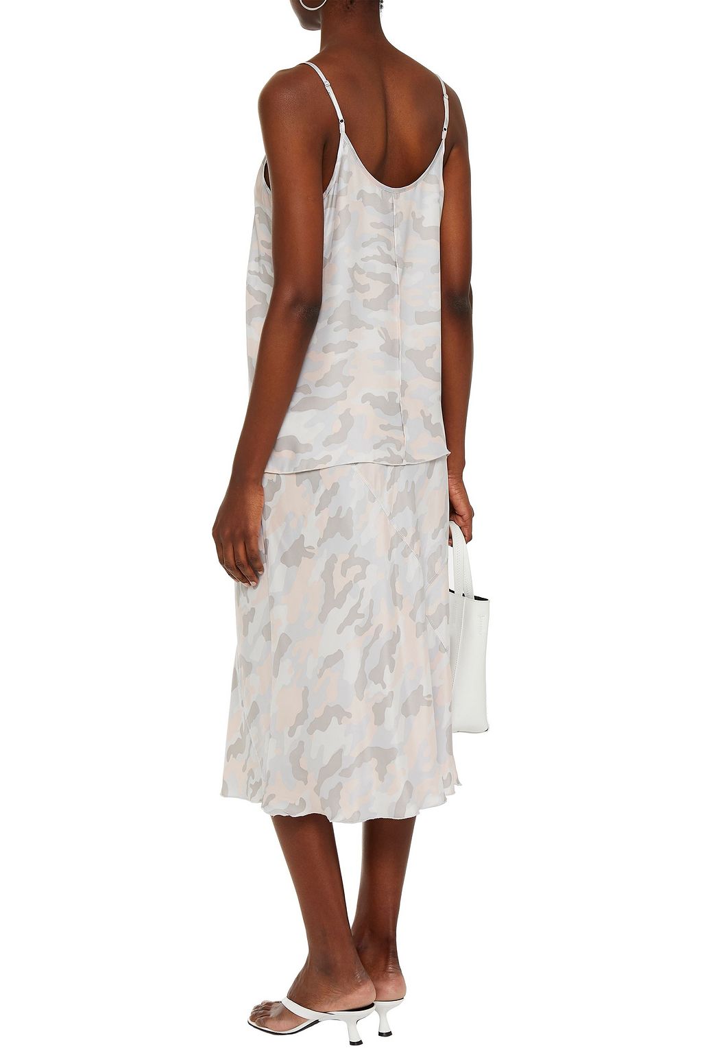 ATM ANTHONY THOMAS MELILLO Printed silk crepe de chine camisole