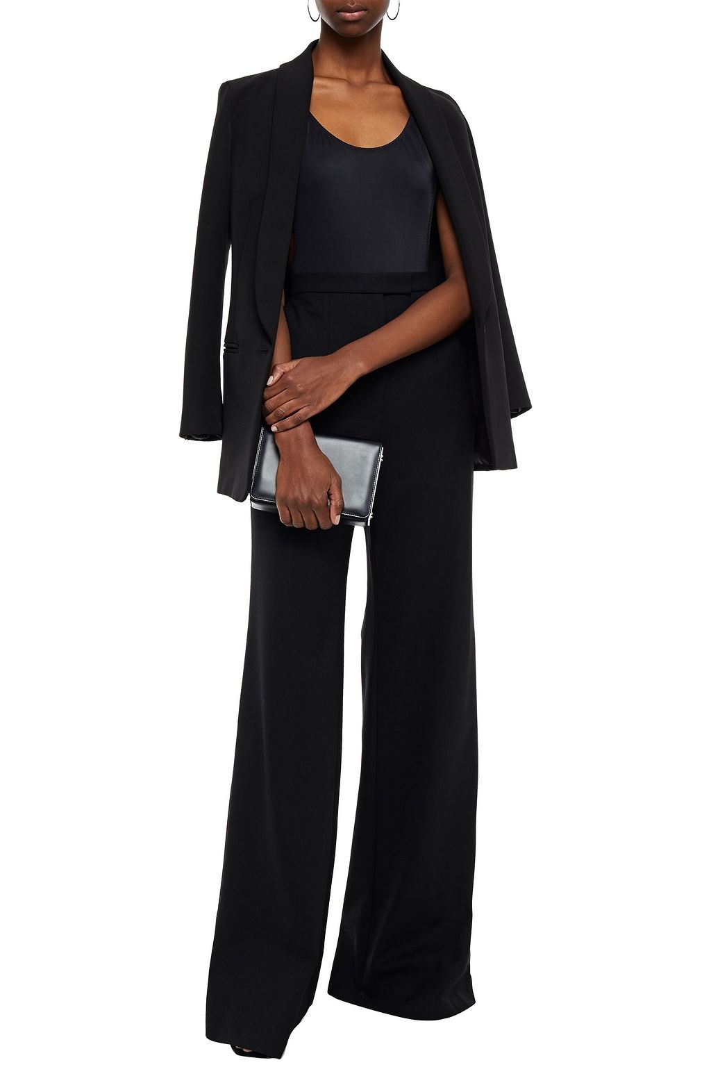 ELIE SAAB Wool-blend wide-leg pants