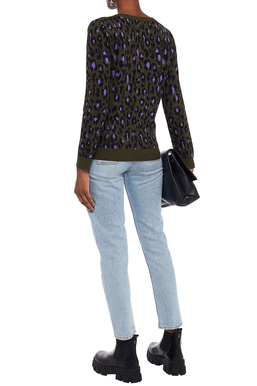 BOUTIQUE MOSCHINO Jacquard-knit sweater