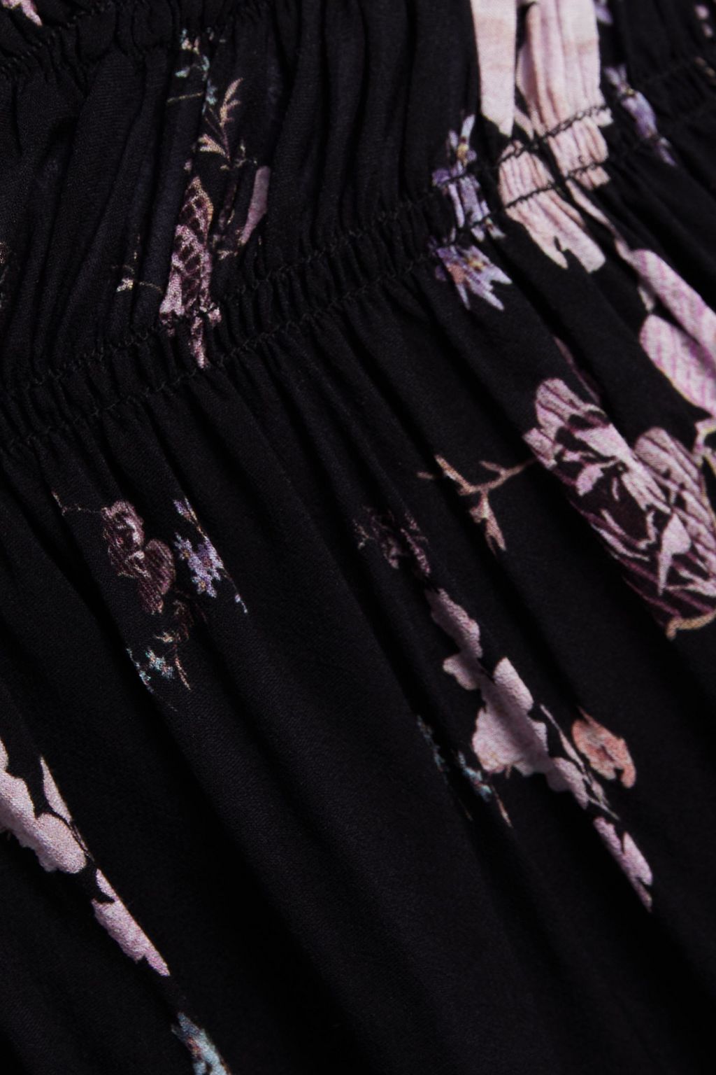 PREEN LINE Sumin asymmetric floral-print crepe skirt
