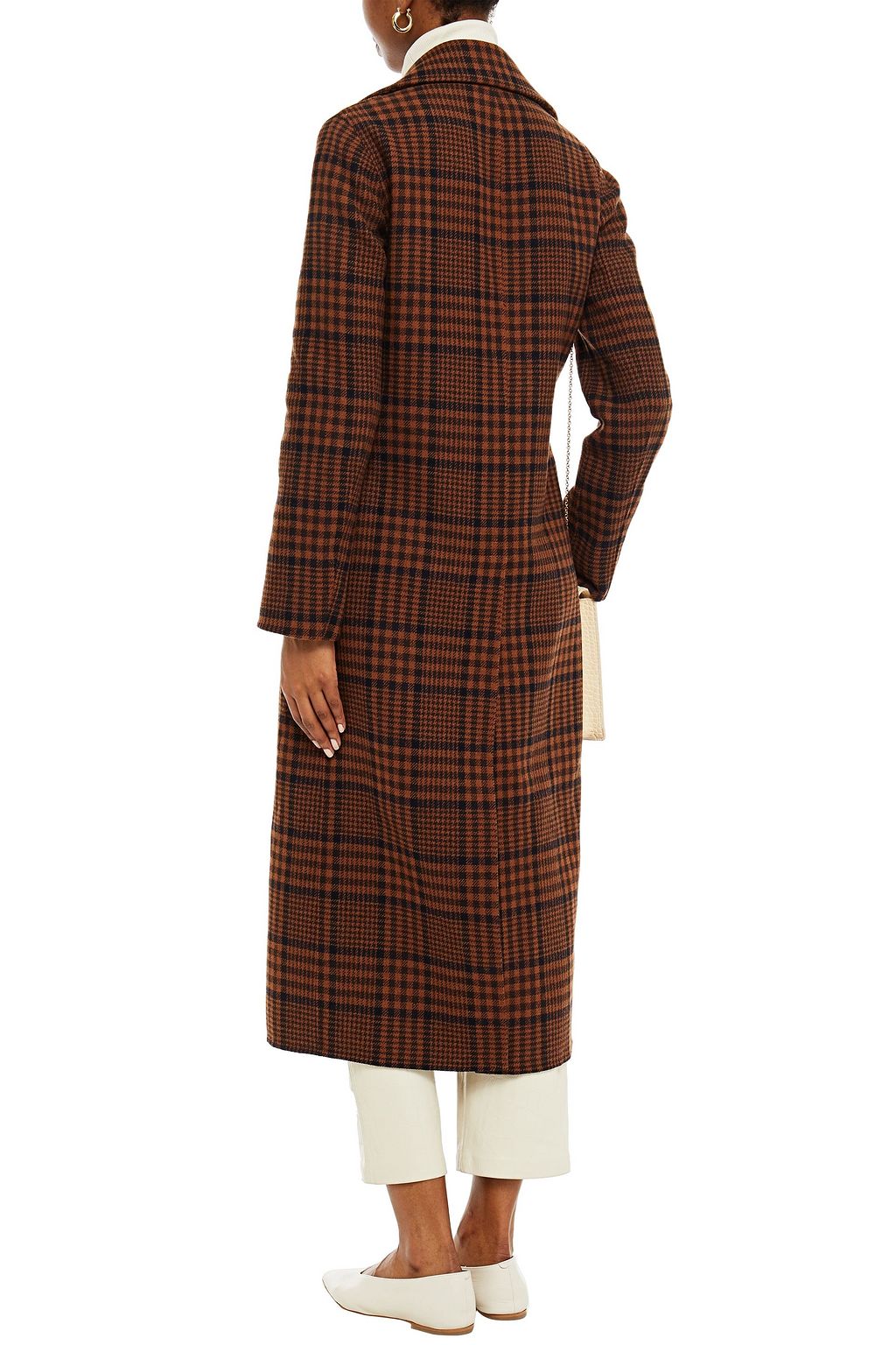 nanushka check coat
