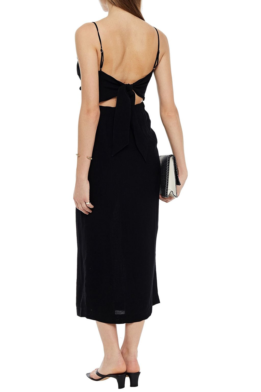 NANUSHKA Canvas midi dress