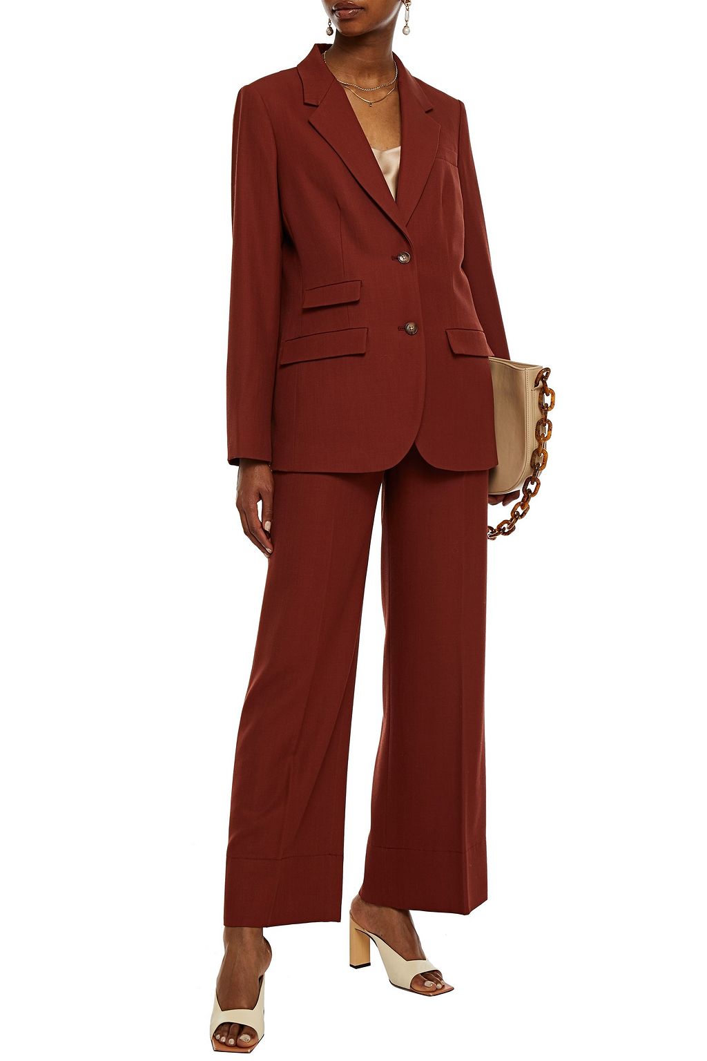 TORY BURCH Blazer aus Woll-Crêpe