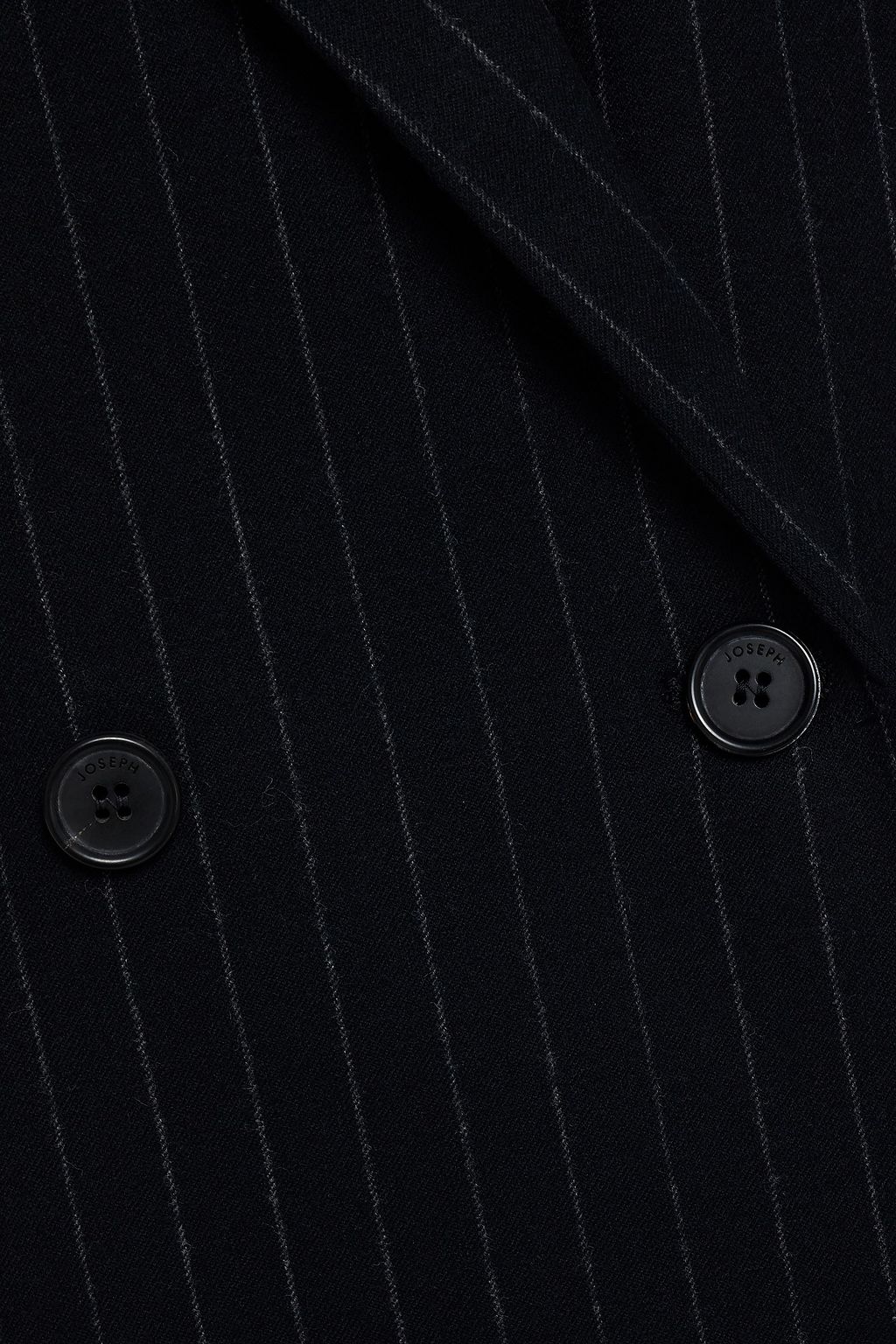 JOSEPH Pinstriped wool-blend flannel blazer