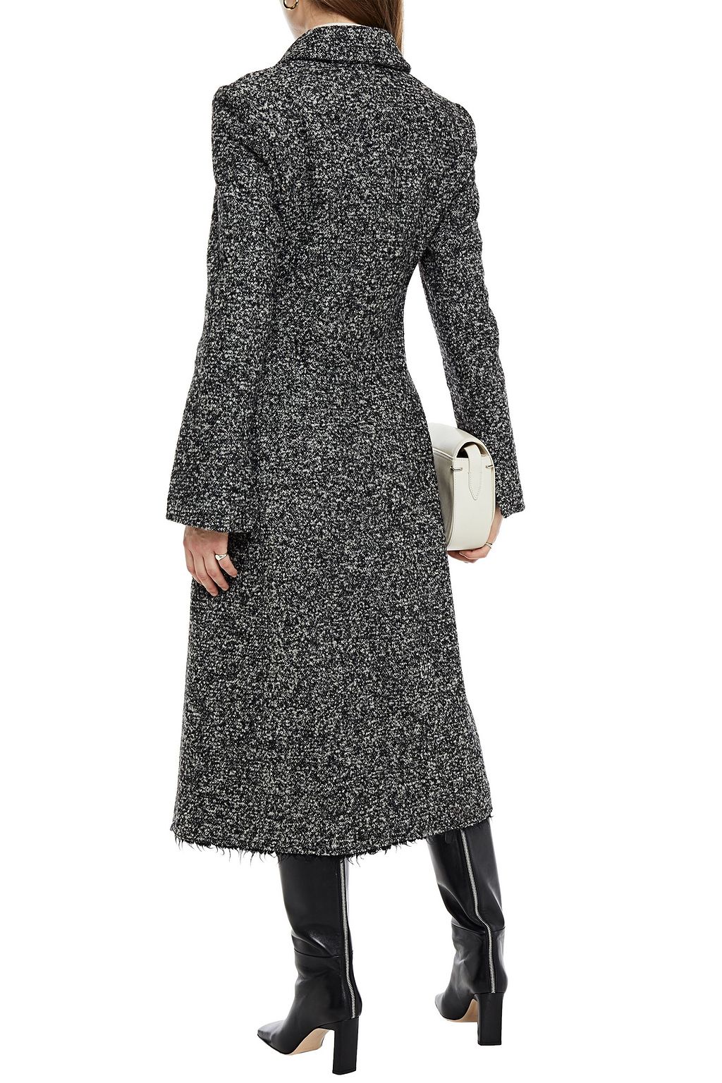 boucle tweed coat