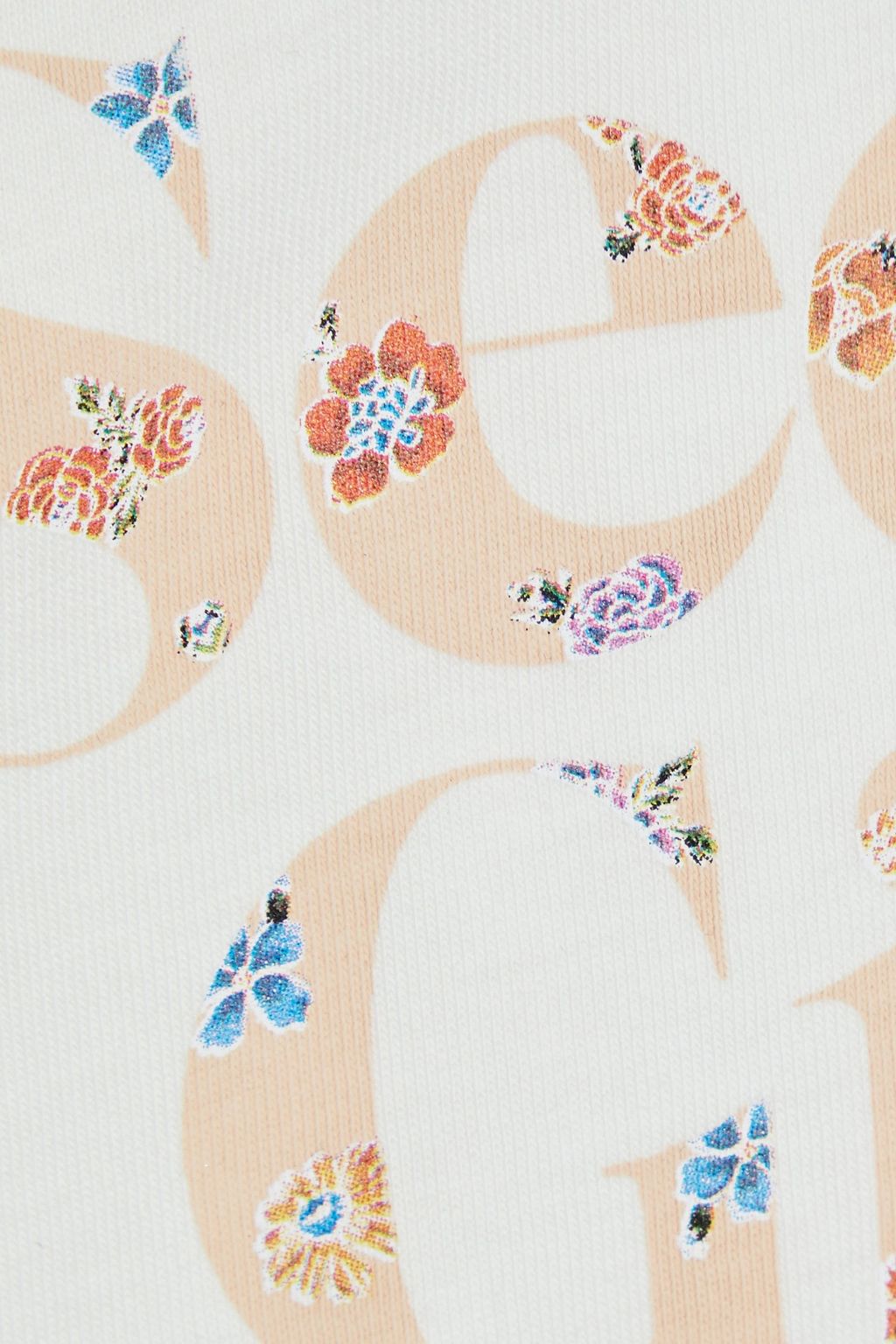 SEE BY CHLOÉ Printed cotton-jersey T-shirt