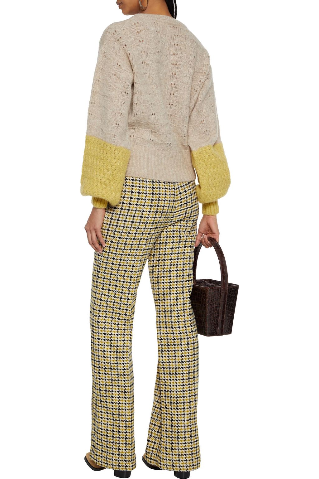 SEE BY CHLOÉ Pointelle-knit alpaca-blend sweater
