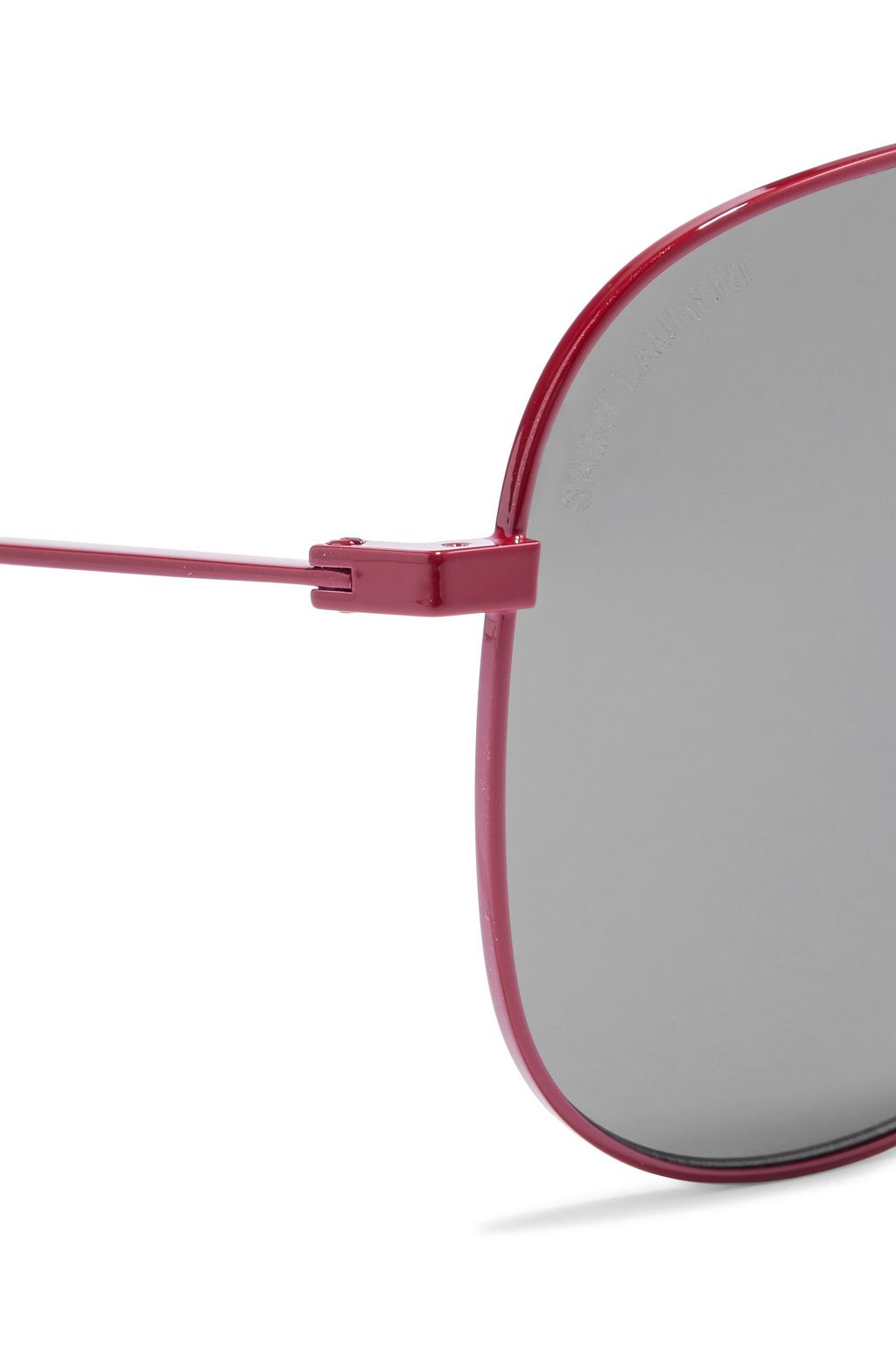 SAINT LAURENT Classic 11 aviator-style metal sunglasses
