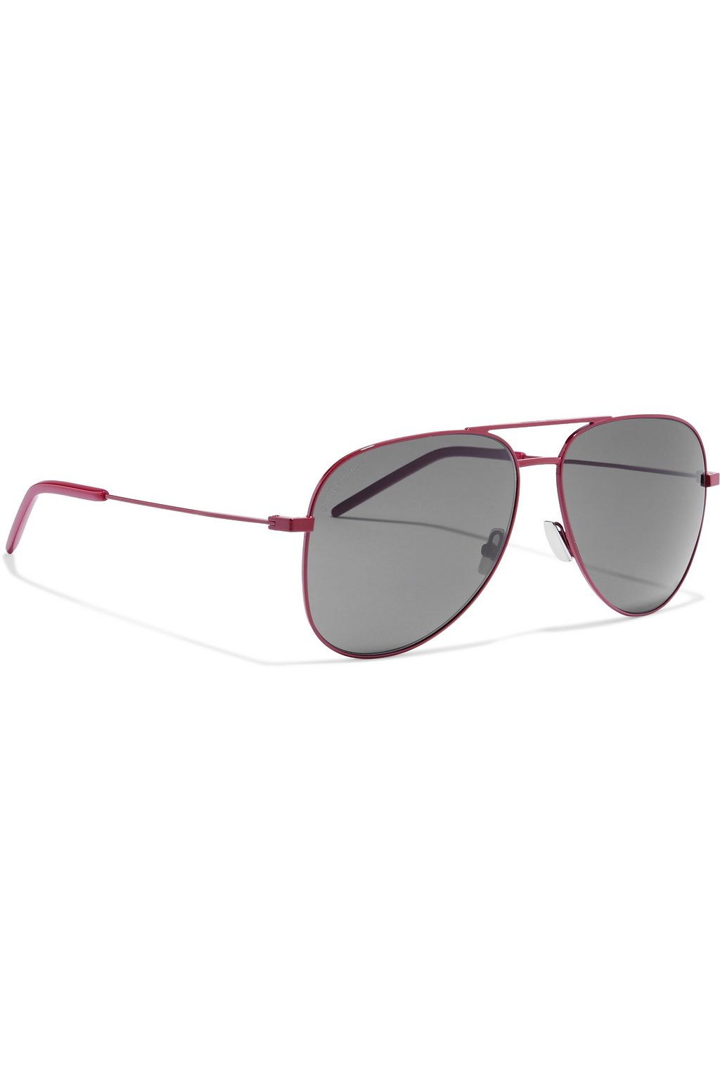 SAINT LAURENT Classic 11 aviator-style metal sunglasses