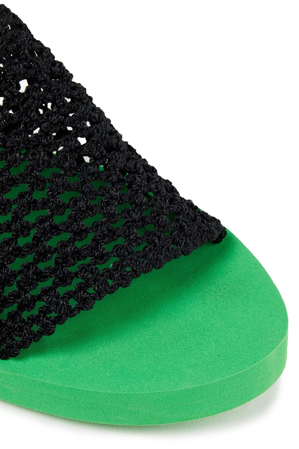 GANNI Liva crocheted slides