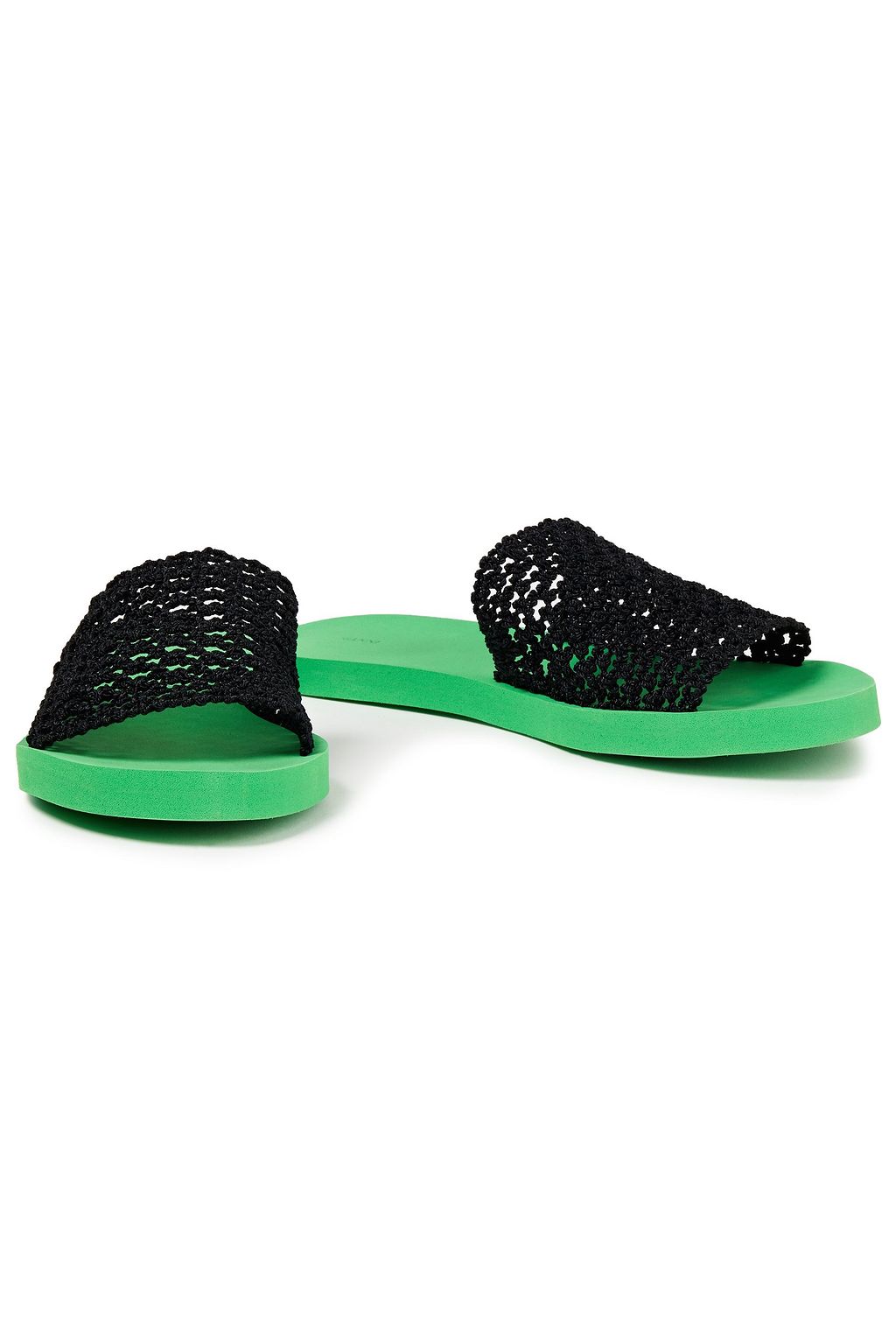 GANNI Liva crocheted slides