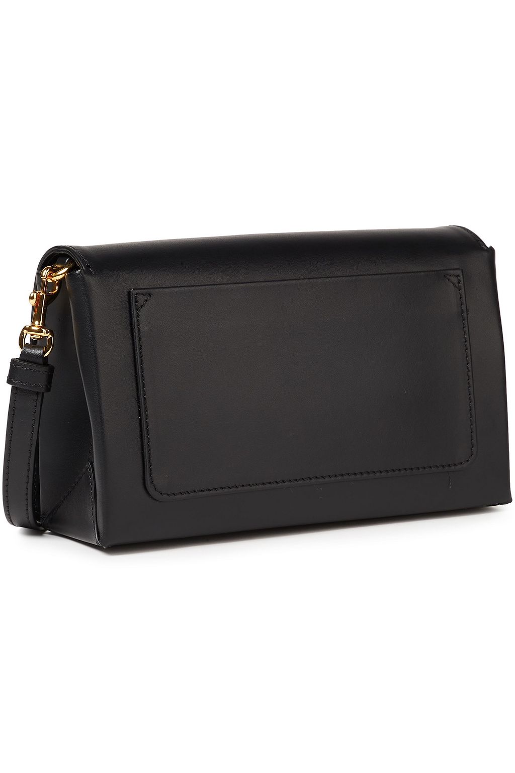 MOSCHINO Embroidered leather shoulder bag