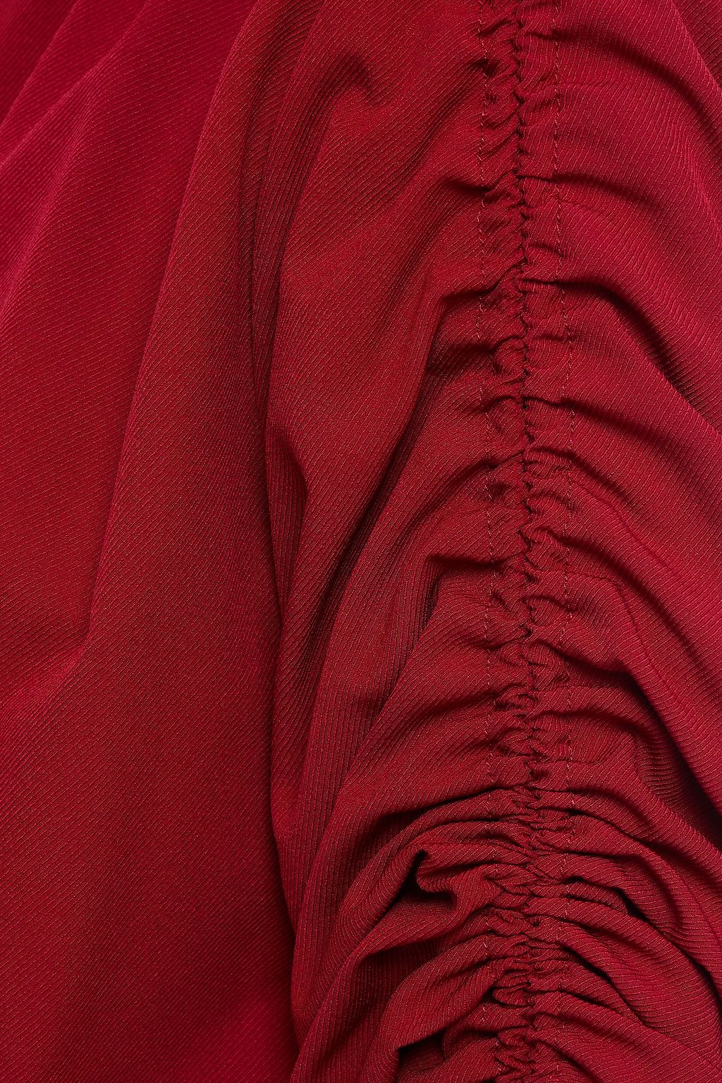 LOVE MOSCHINO Ruched stretch-twill jacket