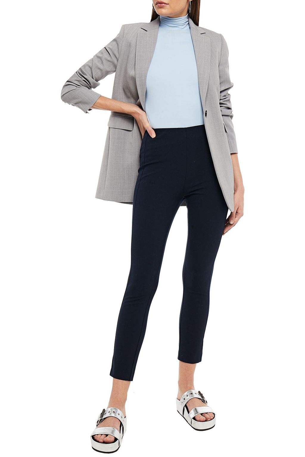 RAG & BONE Simone cropped stretch-twill skinny pants