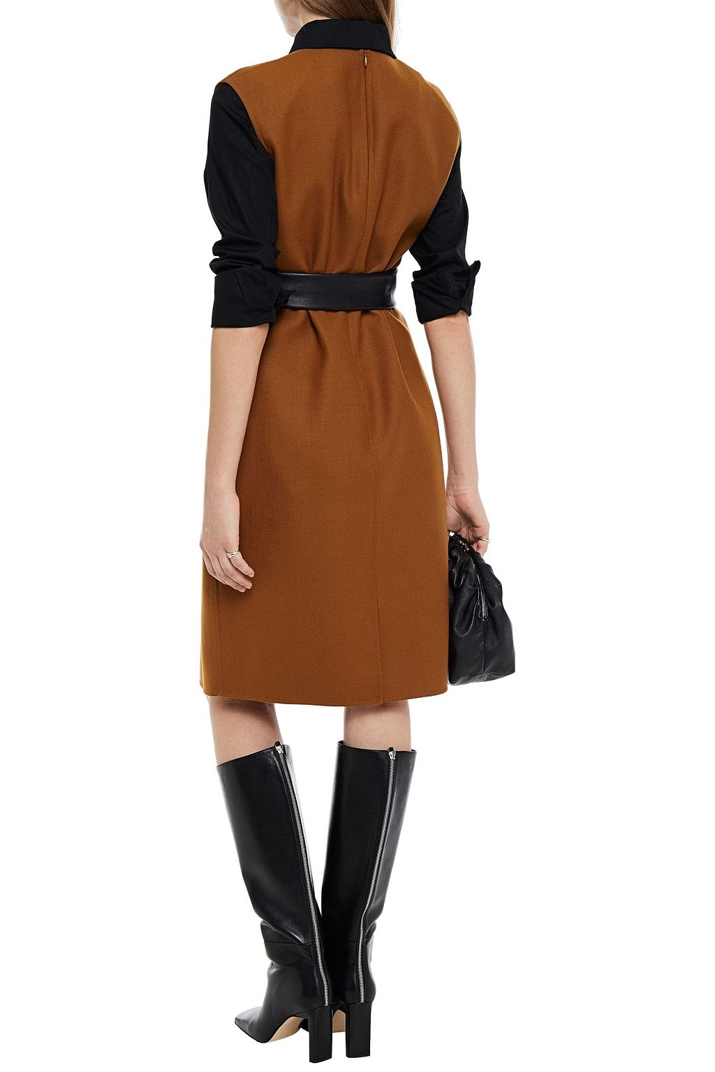 JOSEPH Wool-blend twill dress