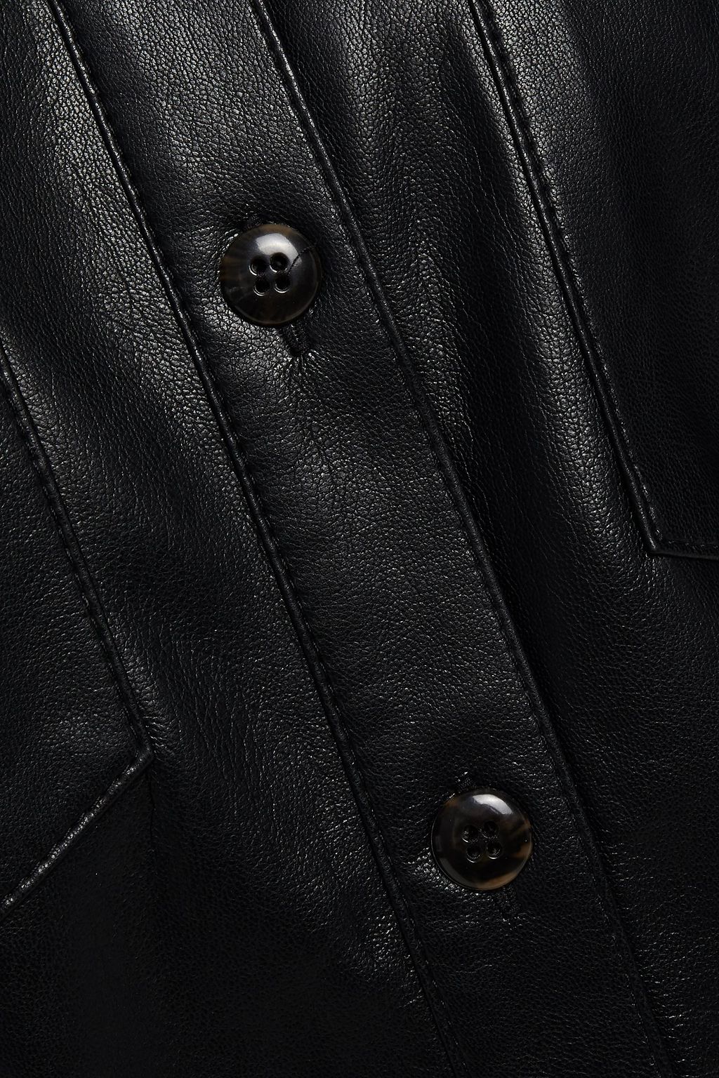 NANUSHKA Tippi vegan leather shirt