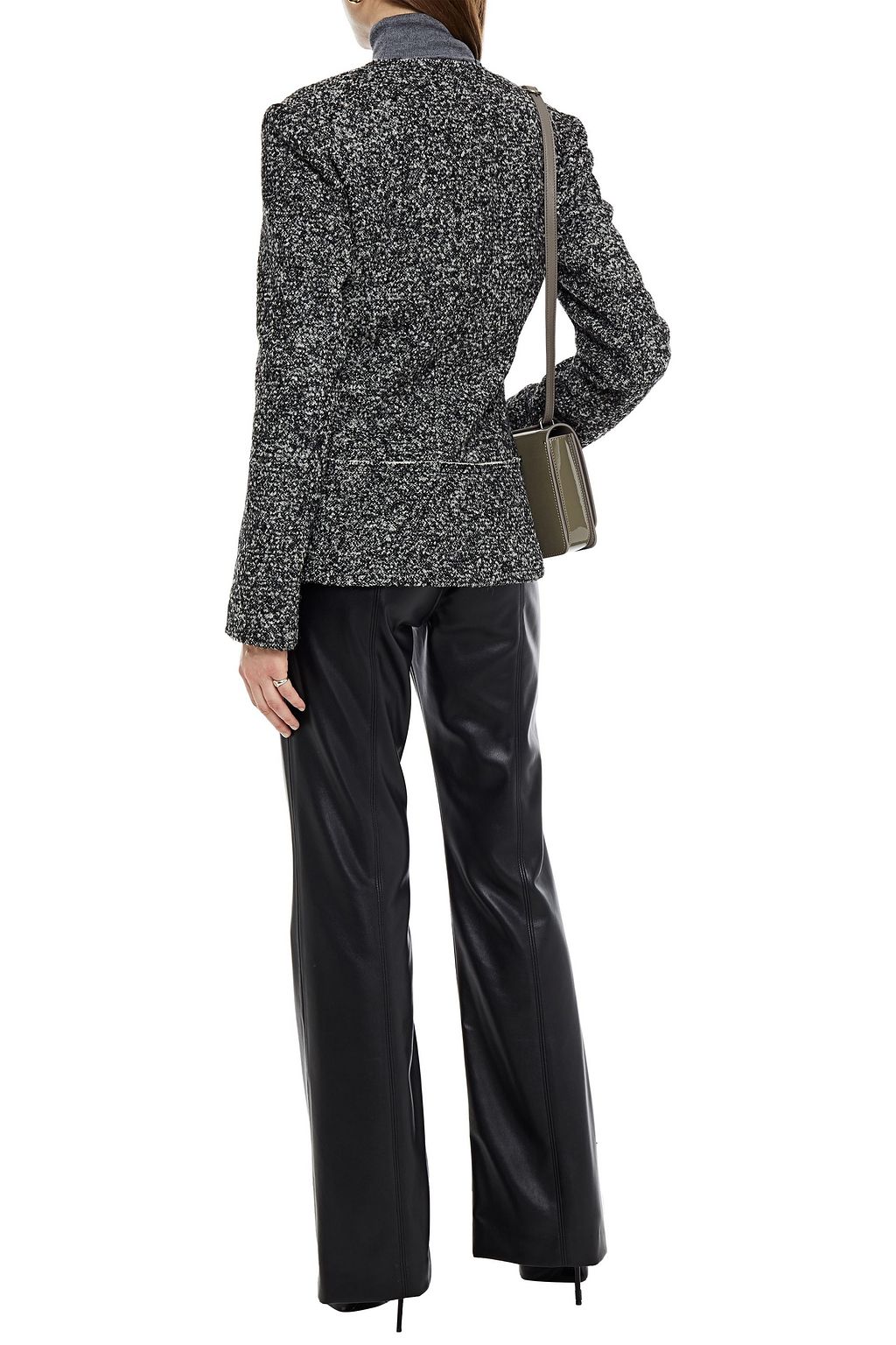 JOSEPH Wool-blend bouclé-tweed blazer