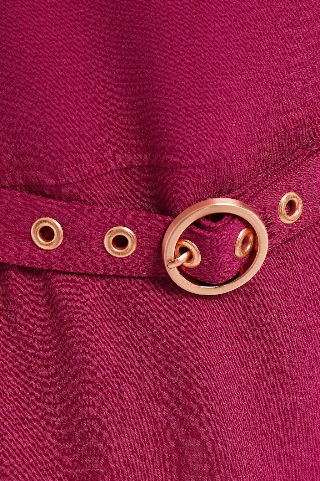SEE BY CHLOÉ Belted gathered crepe mini dress